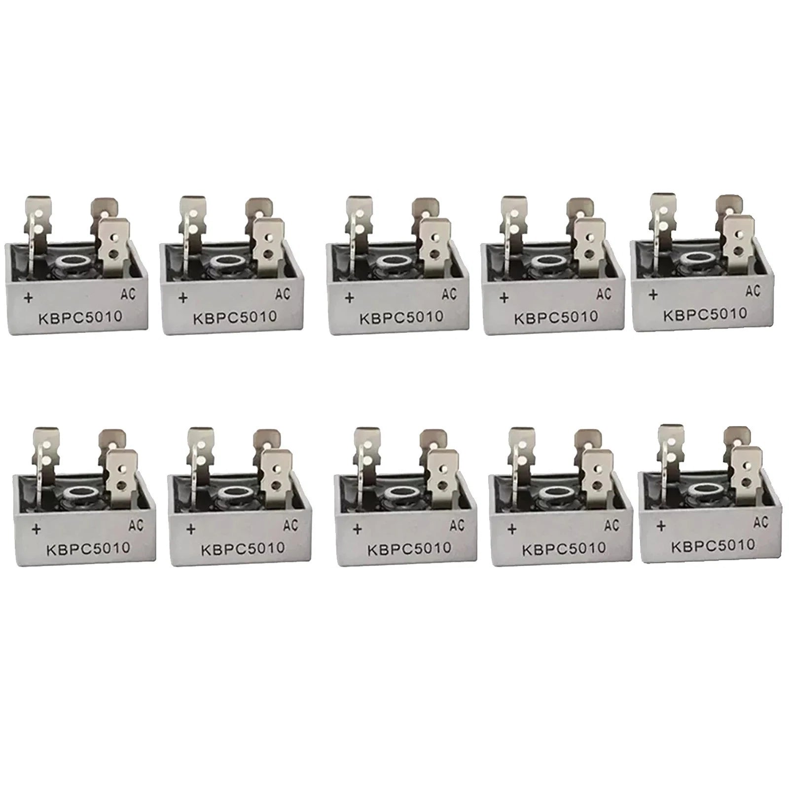 New Voltage 2500V Kbpc5010 1000V Metal Case Single Phase Diode Bridge