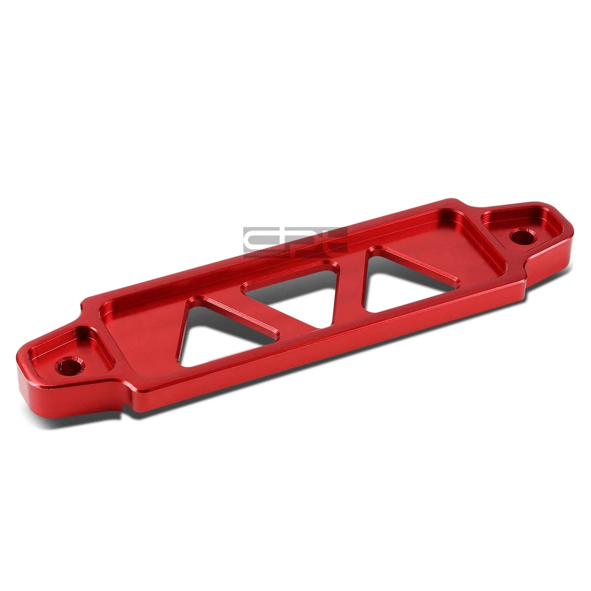 170mm/145mm Red Aluminum Auto Car Battery Tie Down Mount Bracket