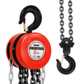 4400lbs Capacity 10ft Lift Alloy Steel Chain Hoist W/ Black G80