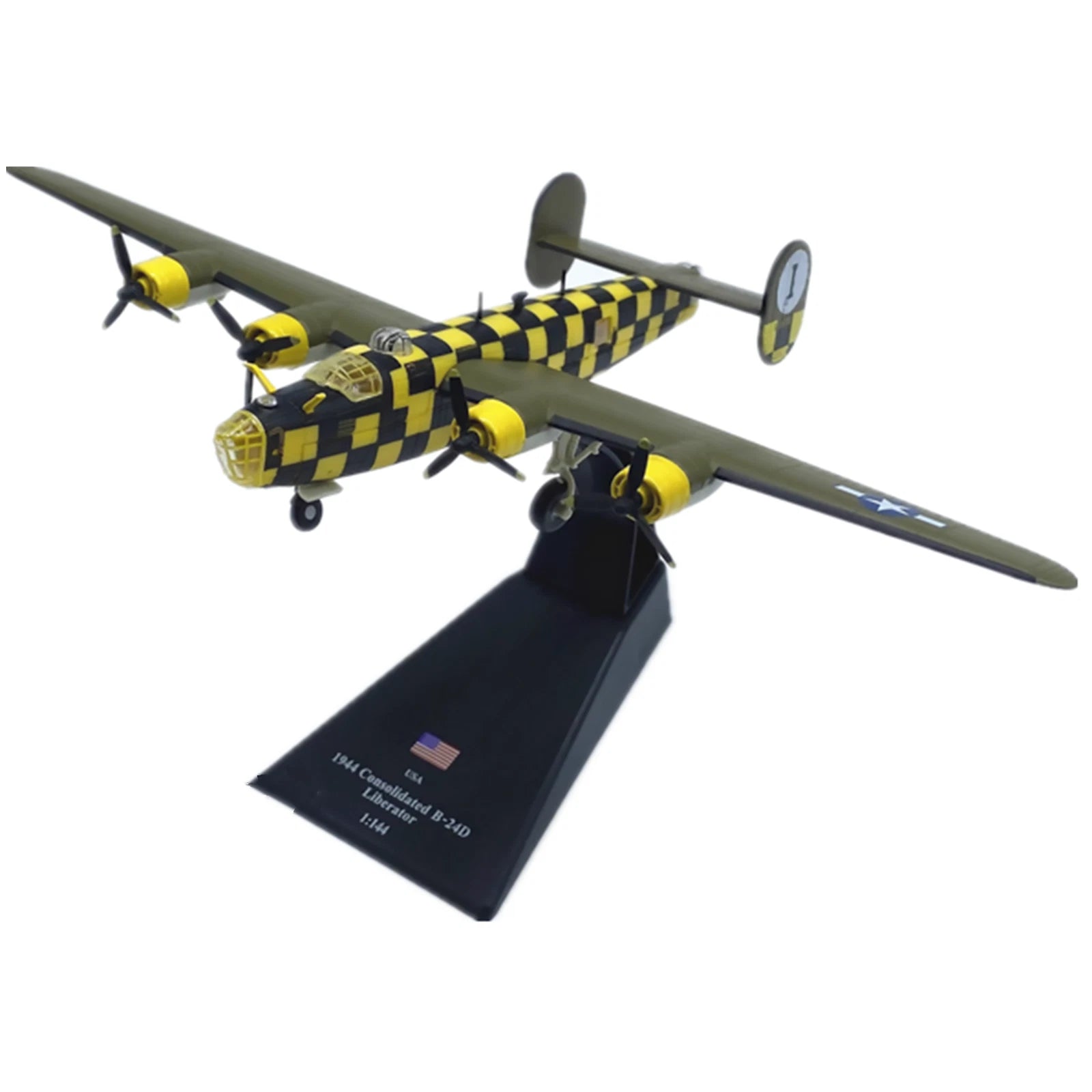 1/144 Scale Usa Wwii B-24d Liberator Bomber Aircraft Model Souvenir