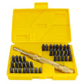 Letter & Number Stamping Tool Set Stamp Kit + Automatic Metal Punch &