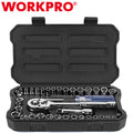 Workpro Drive Socket Set 1/4" 3/8" Socket Wrench Set Metric Sae With