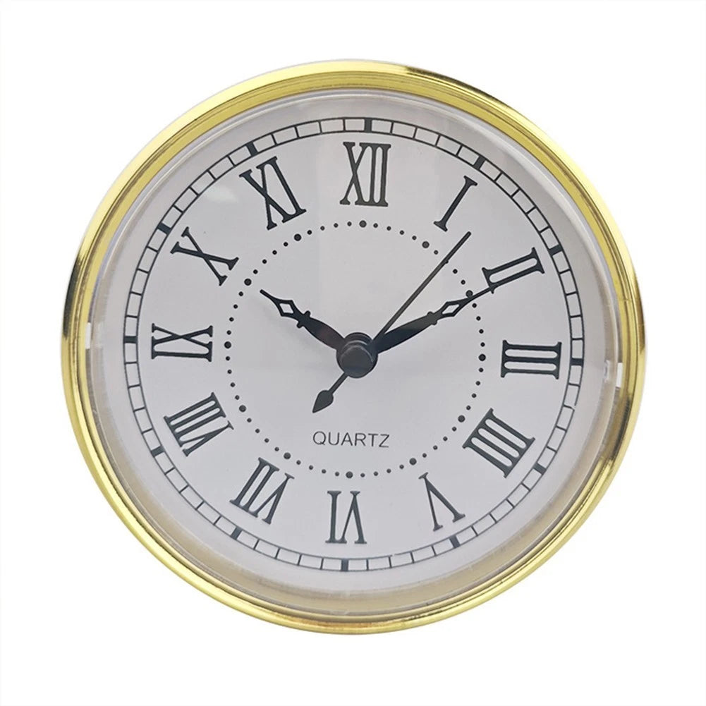 110mm Diameter Quartz Clock Insert With Roman Numerals For Small