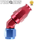 An -6 (-06an Jic An6) 45 Degree Forged Ptfe Fuel Hose Fitting