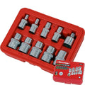 Neilsen 10pc E Torx Socket Set