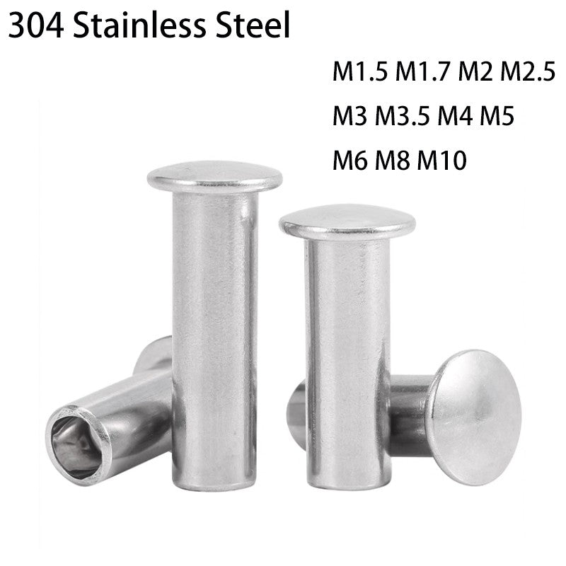 304 Stainless Steel Flat Round Head Rivets