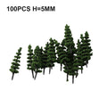Model Tree Tower Trees 50mm Accessories Decoration Model Railway