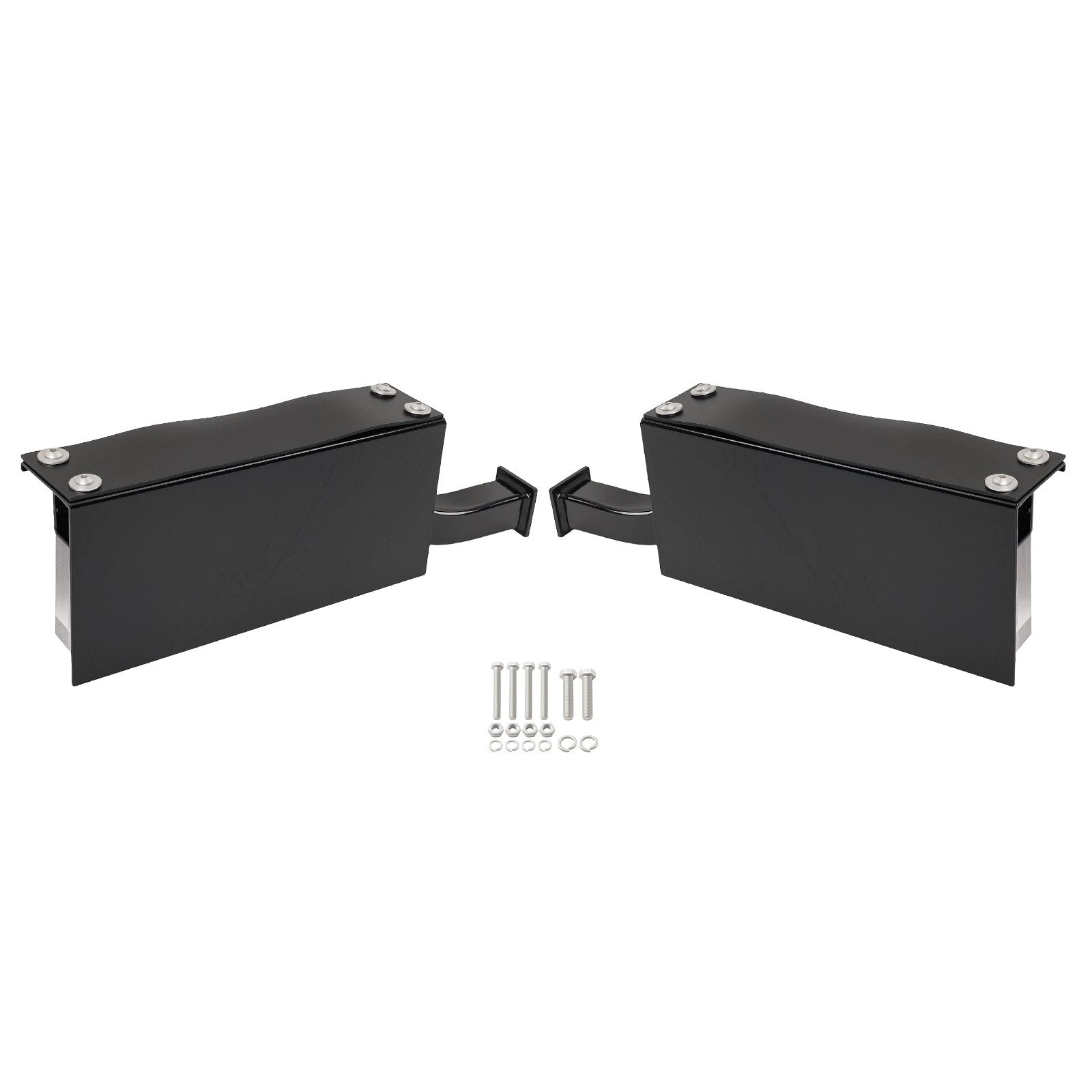 Steel Fender Rack Black Universal Powder Coated Rear Wheel Durable