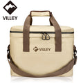 VILLEY 30Cans Cooler Bag Insulated Soft Sided Cooler Leakproof Cooler