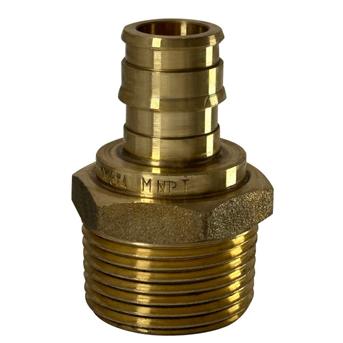 1 Pack XFITTING 1/2" Pex A x 3/4" Male NPT Adapter, F19
