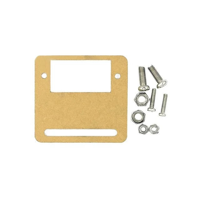 Sg90 Servo Motor Mounting Bracket Kit, Acrylic with M2 & M3 Screws