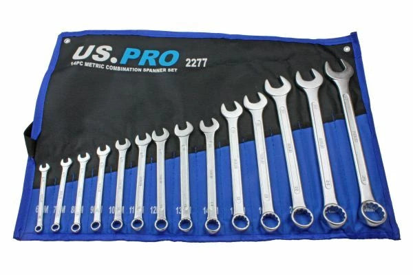 Metric Spanner Wrench Set Combination Spanner Set Us Pro 6-26mm Tools