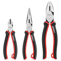 ARROW 3PCS Plier Set Linesman Needle Nose Diagonal Cutter
