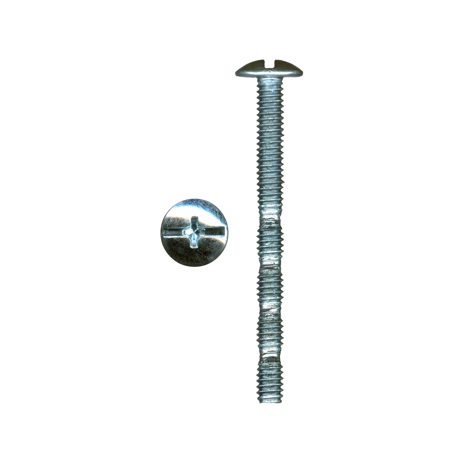 1000 Pack #8 X 1-3/4" Slotted Machine Thread Break Away Long Truss