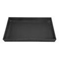 Black Stackable Jewelry Organizer Tray 1.5" Deep Display Case For
