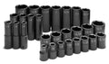 Sk Tools 1/2" Drive 6 Point Sae Std And Deep Impact Socket Set (4051)