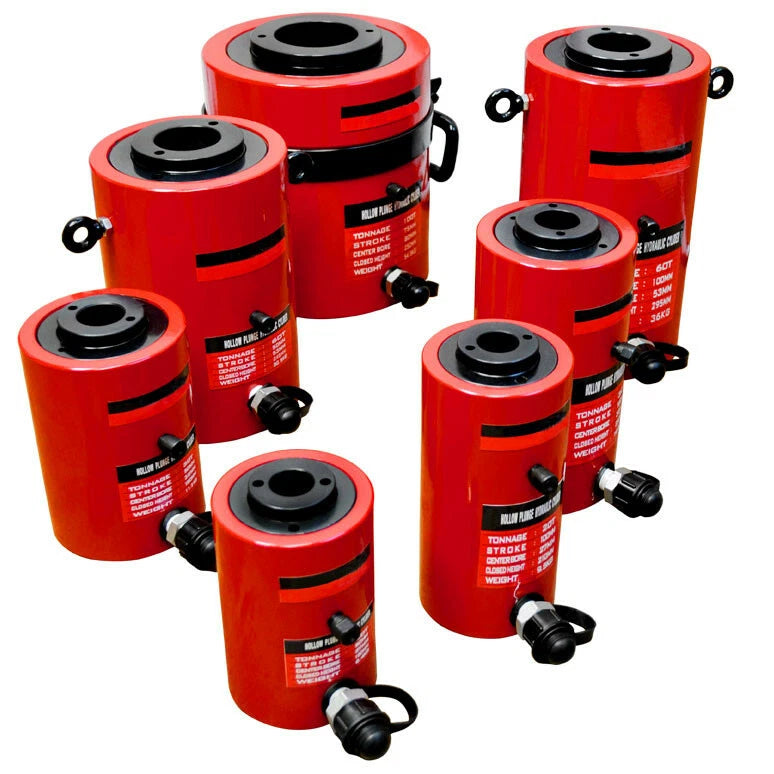20 Ton Hollow Hydraulic Cylinder Ram 50mm Stroke Porta Power Jack