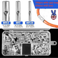 Copper Bare Wire Splice Terminals Ferrule Butt Crimp Connectors Us 100