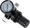 Performance Tool Inline Locking Pressure Regulator with Gauge by Performance Tool