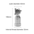 For 360 Degree Stainless Steel Rotating Cleaning Nozzle For Food And
