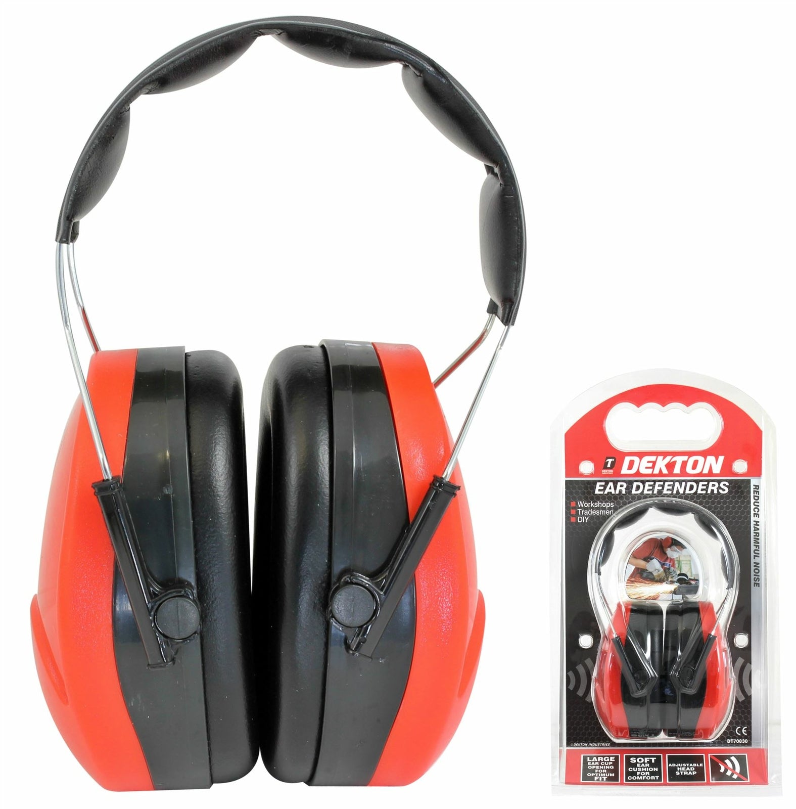 Dekton Ear Defenders Earmuffs Protectors by Dekton