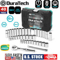 DURATECH 30PC 1/4" 3/8"/40PC 3/8"/70PC 1/4" 3/8" Socket Set