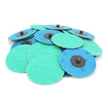 50 Pack - 3" 80 Grit Zirconia+Grind Aid Quick Change Sanding Discs
