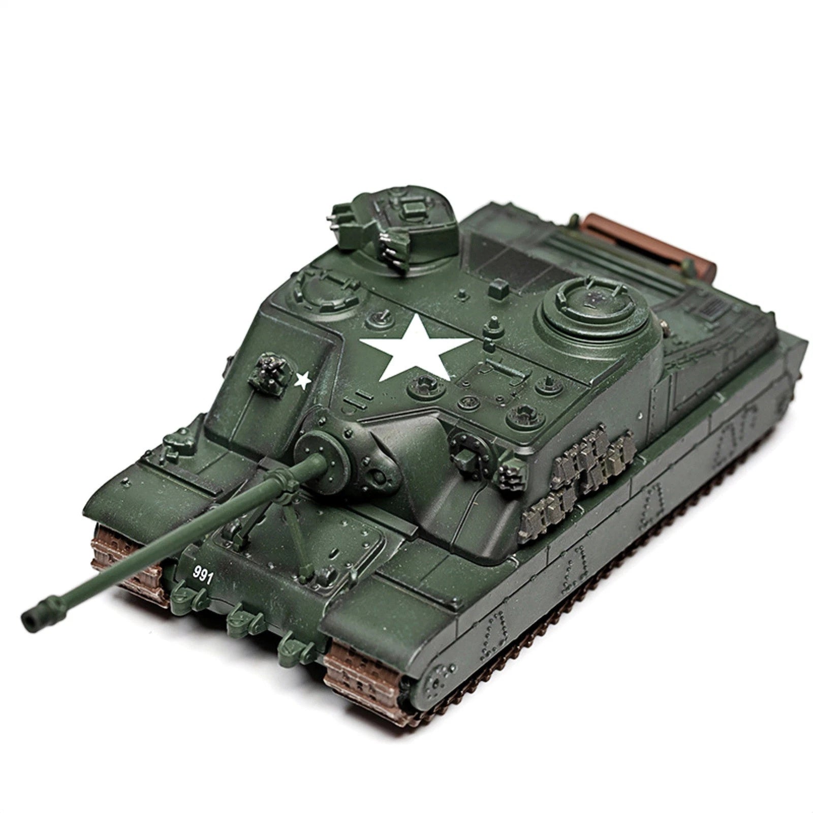 14cm Diecast Alloy 1/72 Wwii British Army A39 Tortoise Tank Model Toy