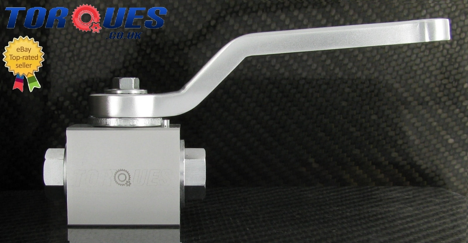 Brake Line Lock Shut Off Valve 1/8" NPT Billet Aluminium Silver