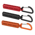 1/4" Hex Bit Holder Storage Rail 10-hole Bit Organizer With Carabiner