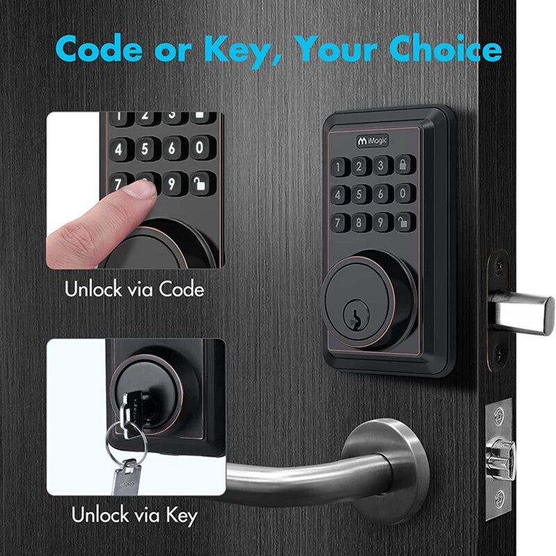 Imagic Electronic Keypad Auto Locks Keypad Deadbolt Keyless Entry