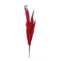 24"tall Burgundy Faux Feather Spray Artificial Boho Flower,modern