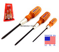 Grace 3pc Square Robertson Screwdriver Set