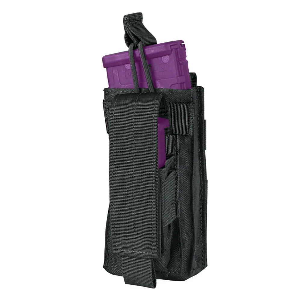 Molle Tactical .223 5.56mm Single Kangaroo Mag Pouch Black