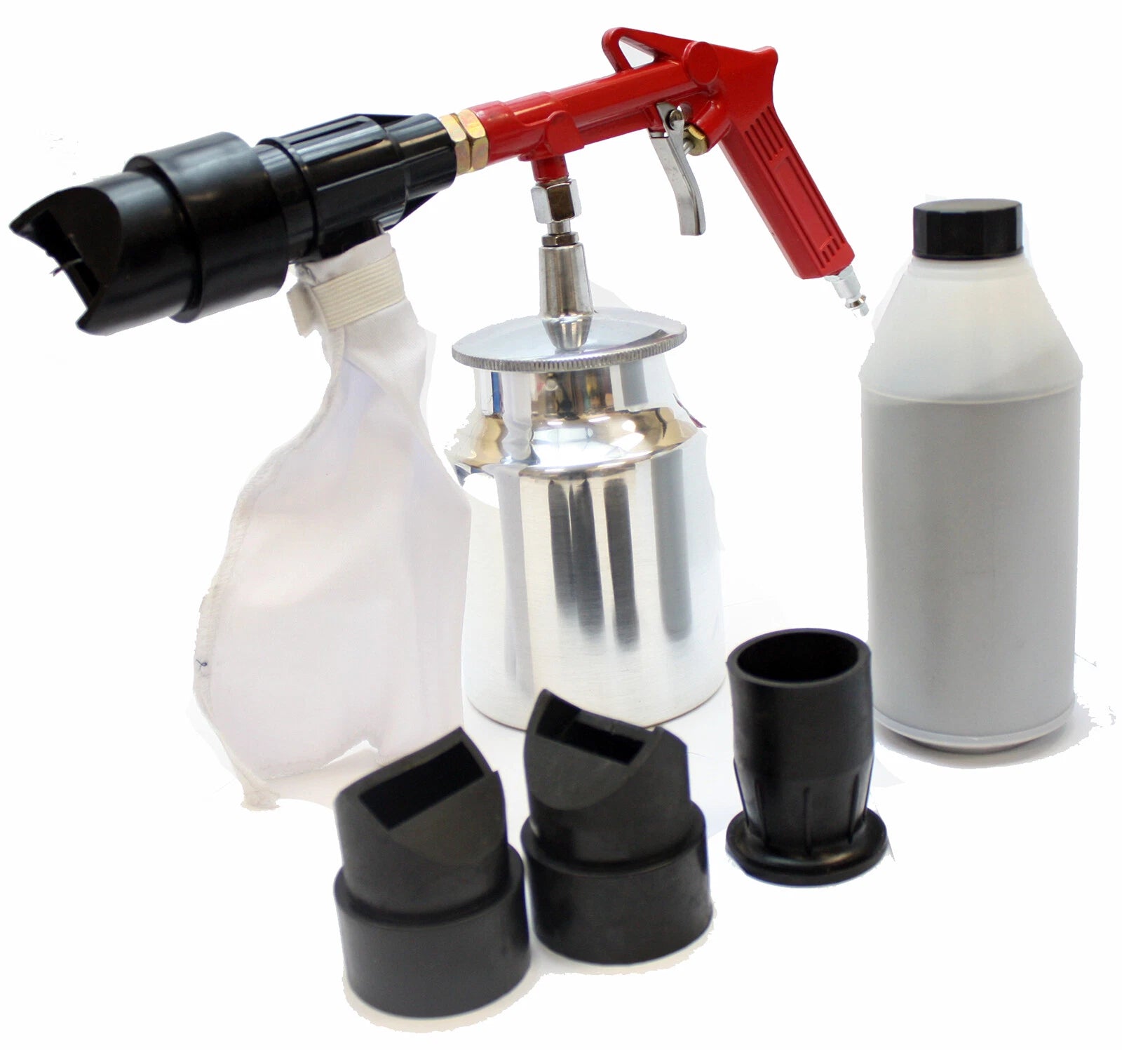 Air Sandblaster Kit Grit Shot Sand Blaster Rust Paint Remover Removal