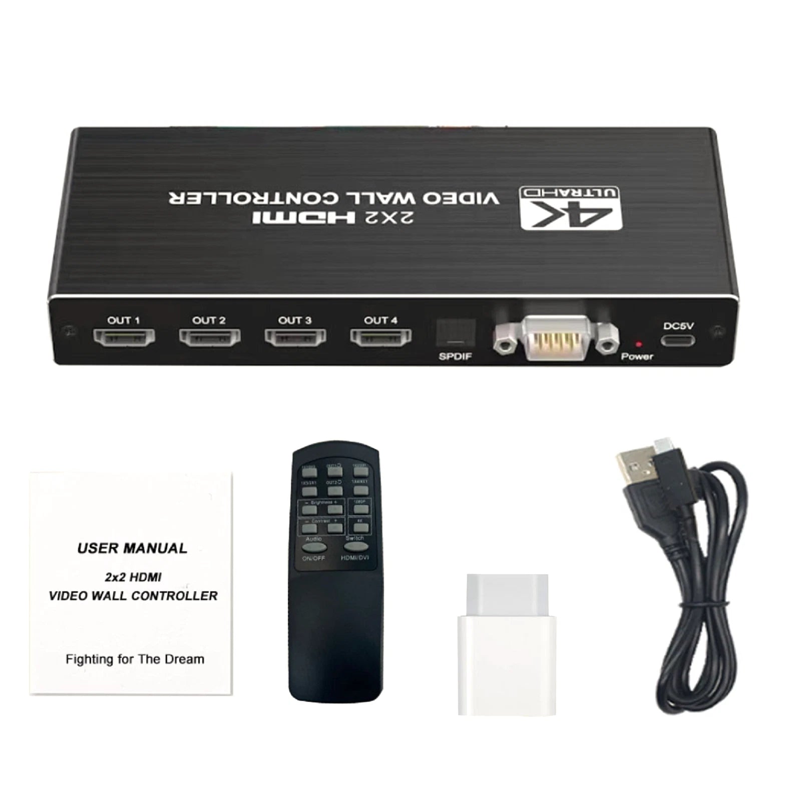 4k Matrix Hdmi Video Wall Controller 1 In 4 Out | Built Supply Co