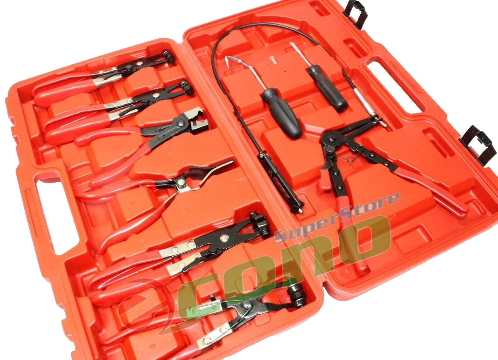 9pc Mechanic Hose Clamp Clip Plier Set by Unbranded
