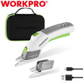 Workpro 4V Crafting Cordless Electric Scissors Shears Cutting Tool