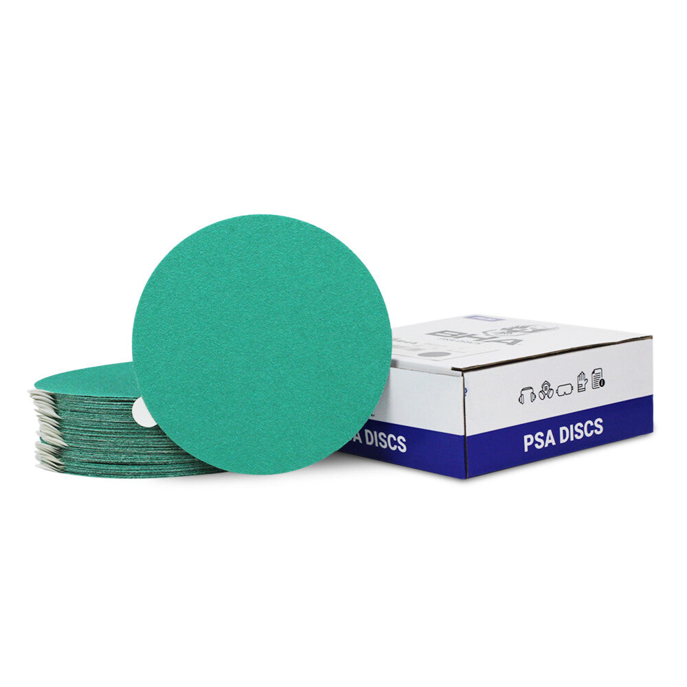 Bha 5" Green Film Sticky Back Psa Sanding Discs, Wet/dry Da Sandpaper