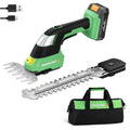 WORKPROX 20V 2-in-1 Handheld Electric Grass Trimmer Hedge Shears w/Type-C Cable