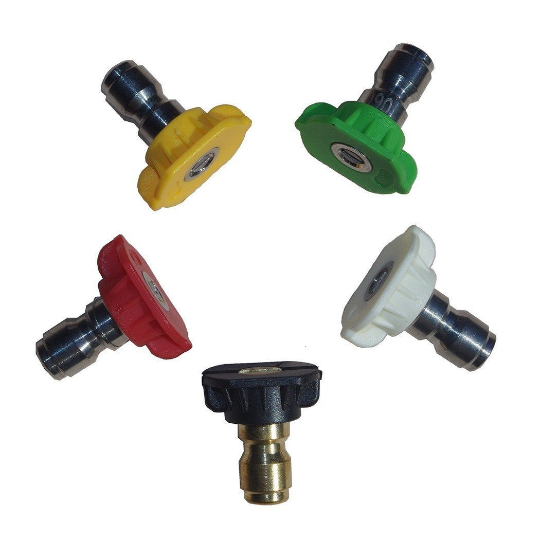 Five-color High Pressure Washer Nozzle High Pressure Head 1/4 Quick CouplingOpen