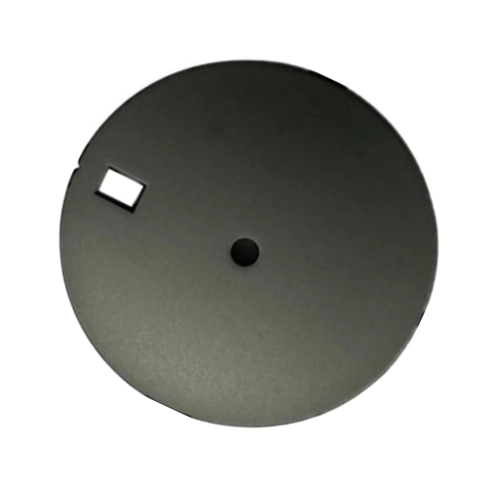 Single Calendar At 3.8 Crown Watch Dial Black Face For Nh35 4r35 6r15
