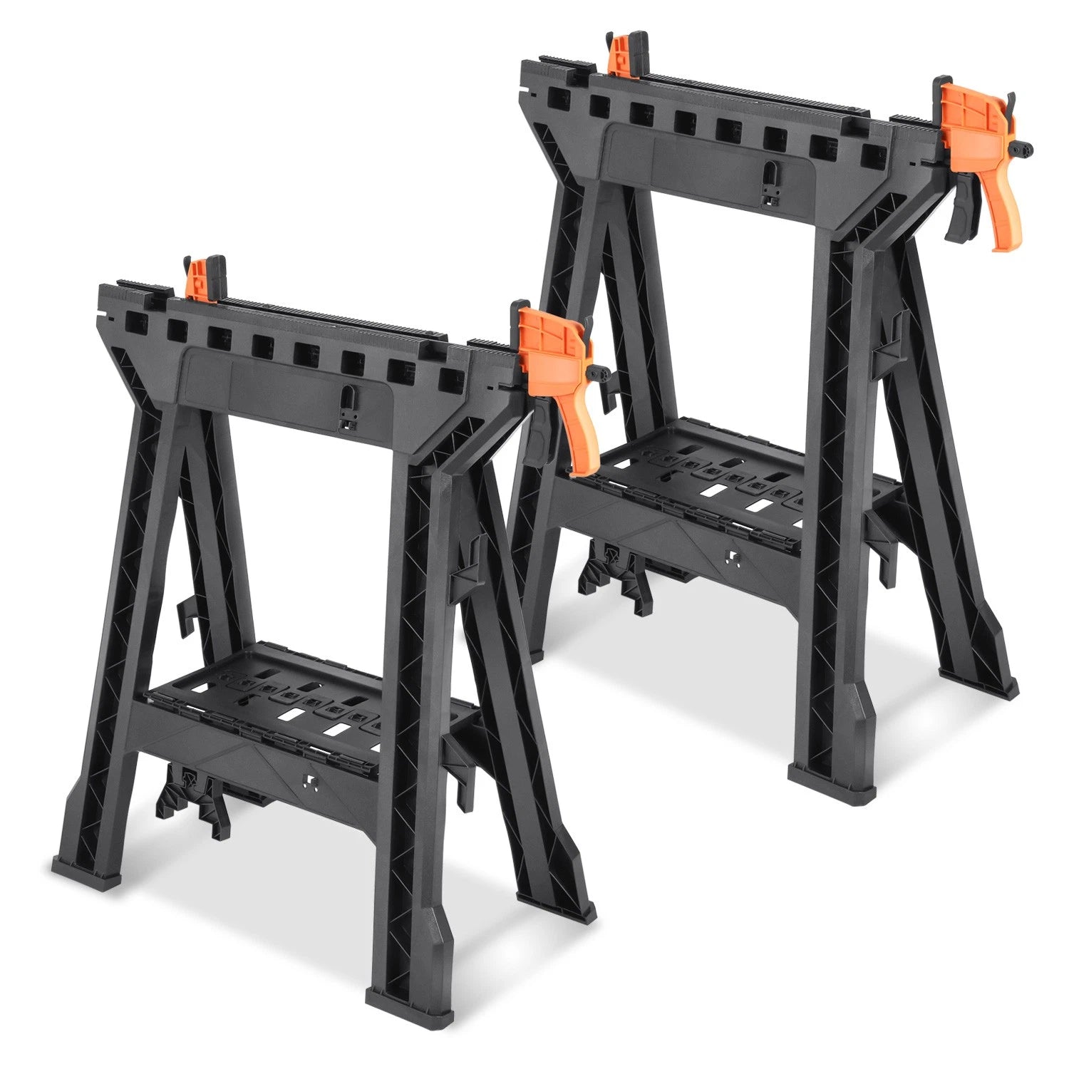 Orange 1000 Lbs Foldable Light Weight Handy Bench | Built Supply Co