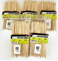 500 SE 6" INDUSTRIAL WOOD HANDLE COTTON SWABS TIPS DETAILING CLEANING Q GUNOpens