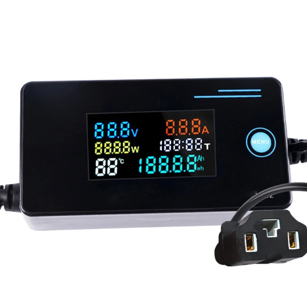 Dc Digital Voltage Current Meter Tester For Car For Charger 8 To 120