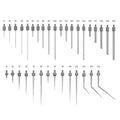 High Steel Test Indicator Contact Point Depth Gauge Set For Ecommerce