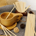 Wooden Cocktail Straws 14cm 18cm 19cm Enhance Your Beverage Experience