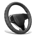 Matte Grain Texture Perforated Leather Steering | Built Supply Co