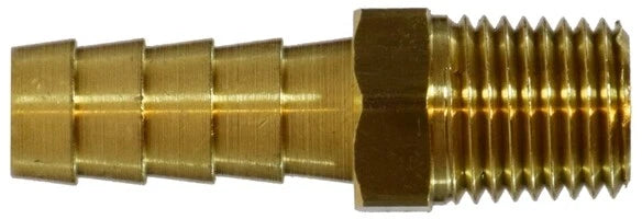 Anderson Metals 57001-1008 Brass  5/8" Hose Barb x 1/2" Male Pipe 4104-10-08