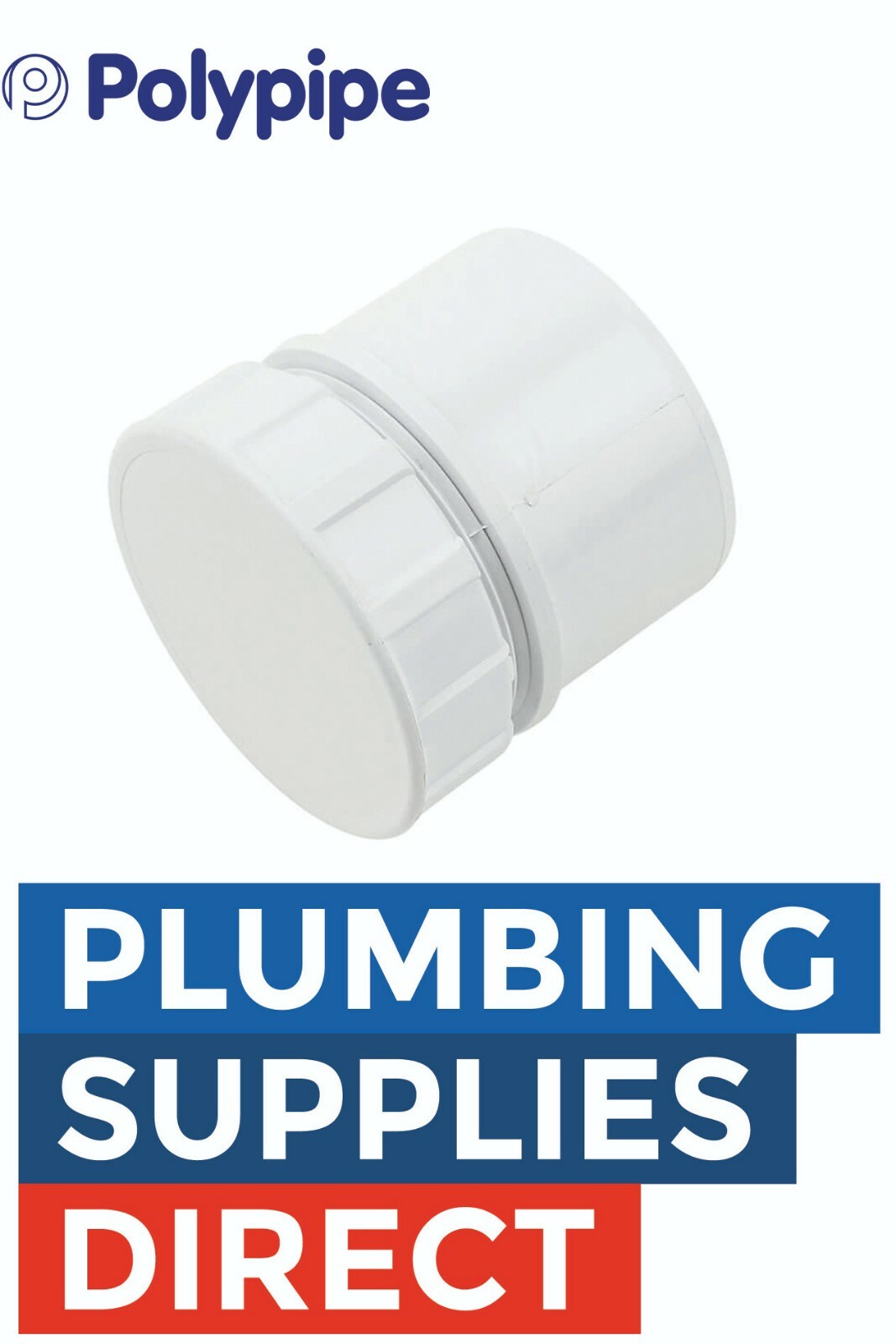 Polypipe ABS Access Plug - Black & White